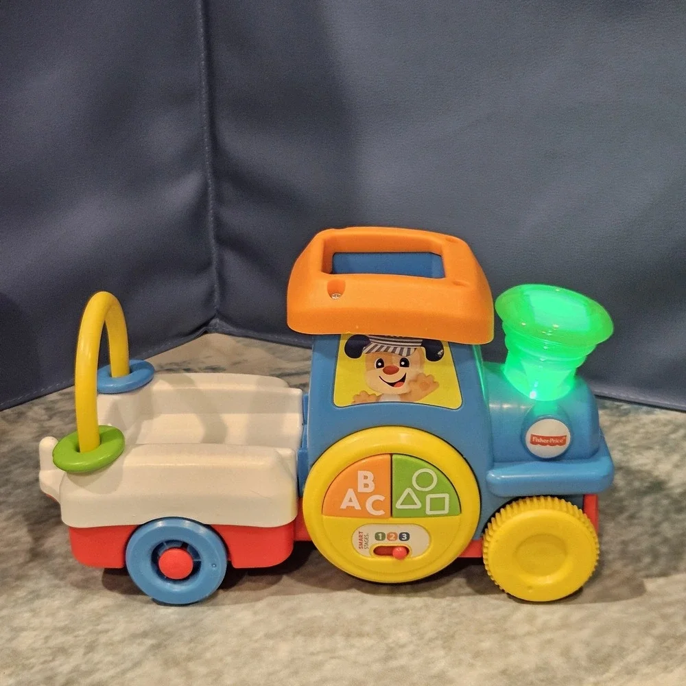 Fisher‎ Price Smart Stages Train + Storybook Rhymes Book Tested Working